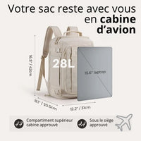Sac à dos intelligent pour cabine d'avion BLAST 28 L